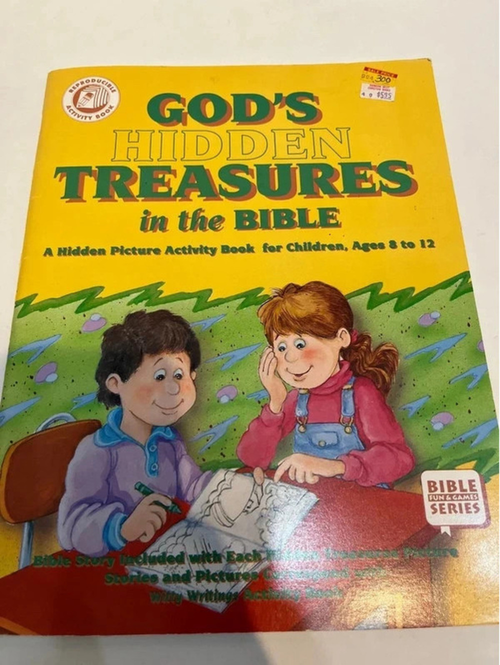 God’s hidden treasures in the Bible story book coloring book